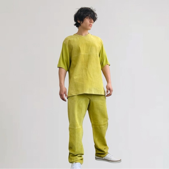 Men's Davoucci Avocado Suede Sweater or Pants NWT - Picture 4 of 6